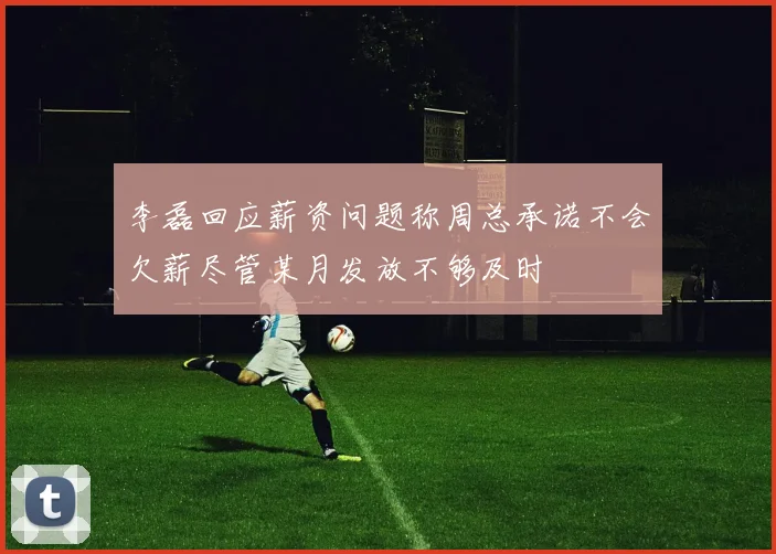 李磊回应薪资问题称周总承诺不会欠薪尽管某月发放不够及时